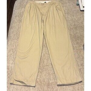Vintage Polo Ralph Lauren Hammond Pant 90s Khaki Pleated 35x30 Dark Academia